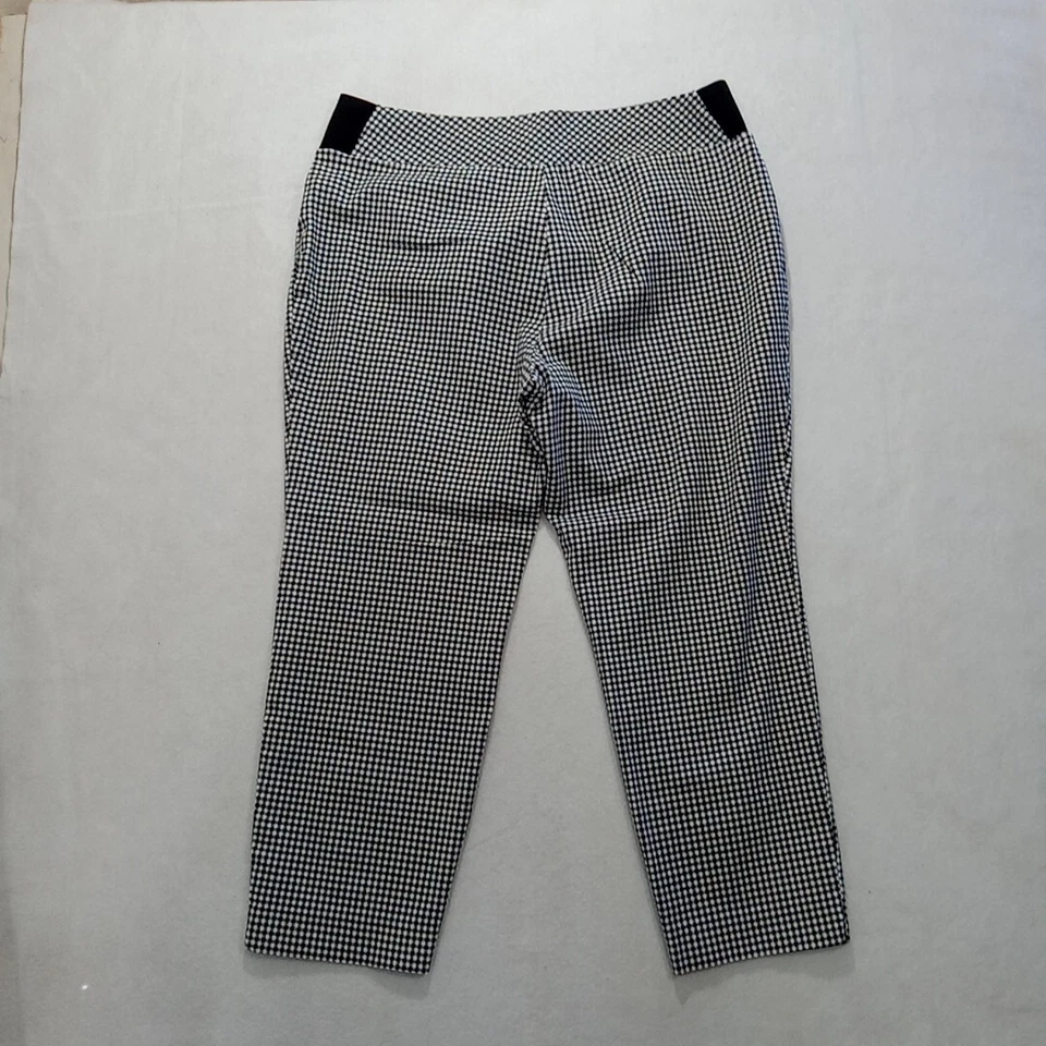 Investments pants women's size 16 black and white checkered - Image 4 of 4