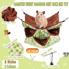 NEW Guinea Pig Rat Hammock Hamster Ferret Hanging Nest Mice Bed Toy Warmer House