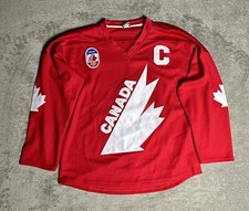 #99 Canada Gretzky Captain Hockey Jersey Long Sleeve Embroidered Medium