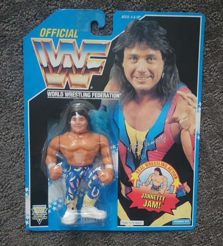 WWF Hasbro - Marty Jannetty Titan Sports Blue Card...