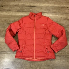 Women’s S The North Face Nuptse 2 Coat 700 Down Coral Pink Puffer Jacket