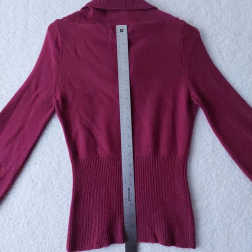 Patagonia Wool Blend Magenta Cowl Neck Women's Pullover Long Sleeve Sweater Sz S - Picture 12 of 15