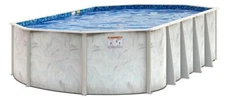 18' X 33' X 52"~OVAL~STEEL ABOVE GROUND POOL~FILTER/PUMP~ LINER~LADDER~SKIMMER
