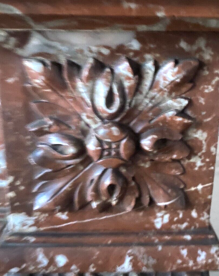Fine Cheminée Ancienne De Style Louis XVI - Cheminées Camus Fils