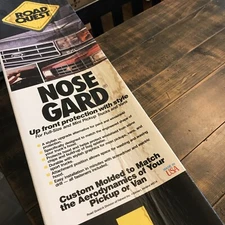 Bug Shield For Chevy Astro Van 1984  Bug Deflector Hood Stone Guard NOS vintage