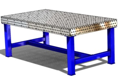 PLAN DXF Table De Soudage, Welding table, Trous diamètres 16 / 2250X1250X8MM,DXF