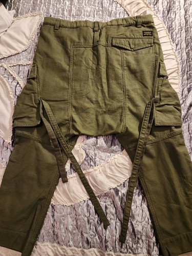MAHARISHI 8092 LOW CARGO 3/4 PANTS OLIVE COLOR SIZE LARGE (44-46)OG 107 CREW - Picture 14 of 24