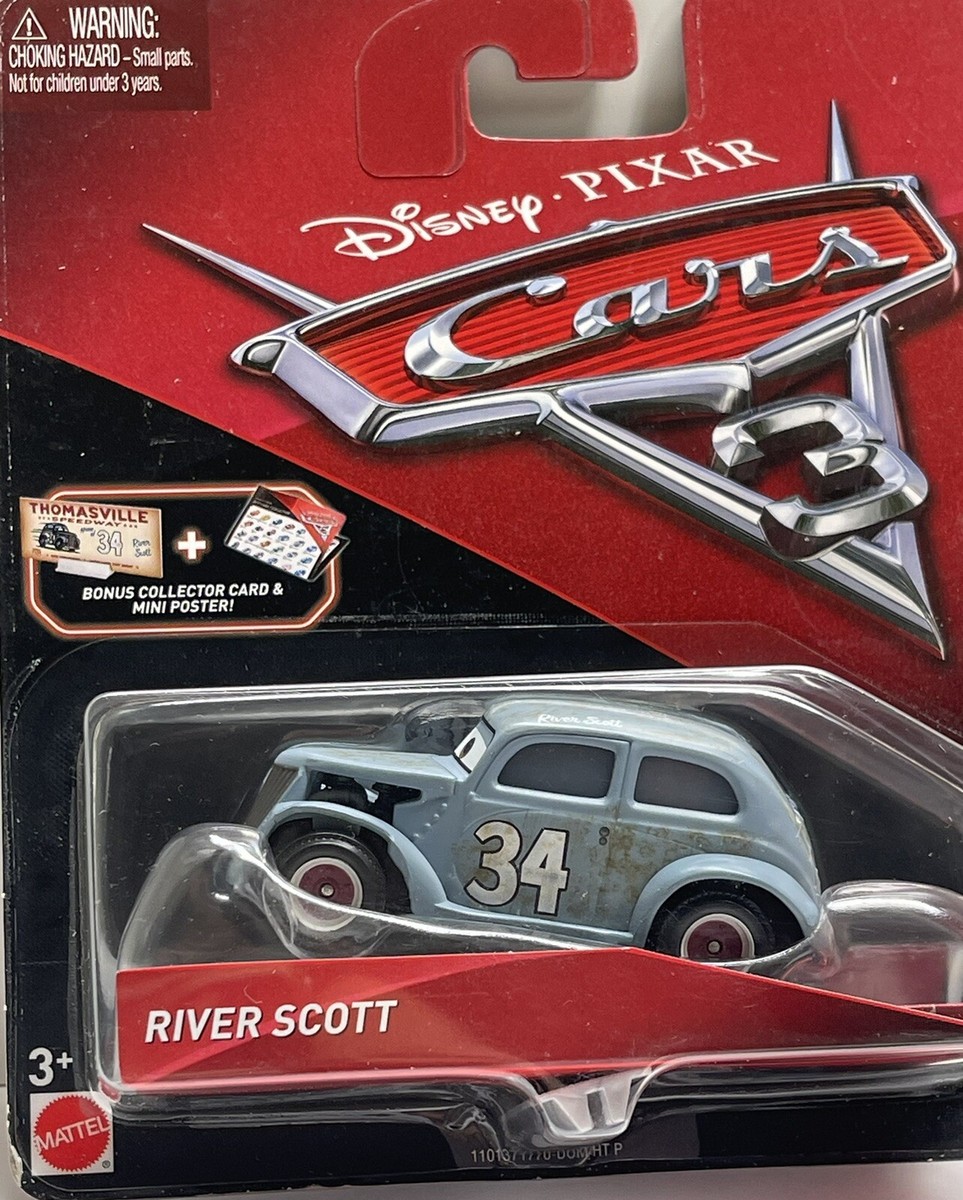 Disney Pixar Cars 3 “ RIVER SCOTT” Thomasville 34 Bonus Collector