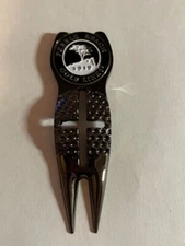 Pebble Beach Golf Links 1" Coin Golf Marker & Crosshairs Divot Tool - A Beauty!