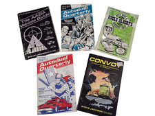 Autoduel Quarterly ADQ Car Wars Magazine Lot of 5 Steve Jackson Games Supplement