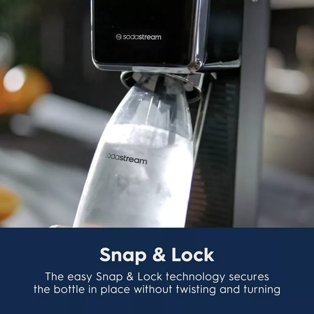 New SodaStream Art Gold Soda Maker with Additional Cylinder and