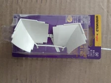 wiremold cornermate c47 2 way fitting white paintable convex and concave