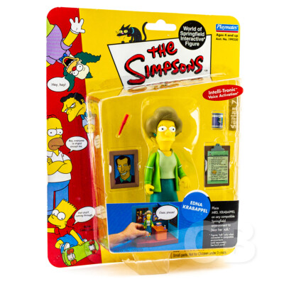 World of Simpsons Playmate Toys 12cm Action Figur Serie 7: Edna Krabappel