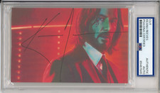 SIGNED Keanu Reeves John Wick Photo Print PSA DNA AUTHENTIC COA Autographed RARE