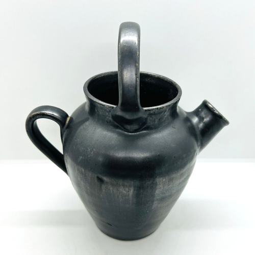 ANTIQUE 1933-1959 DICKER WARE SUSSEX ART STUDIO POTTERY ENGLAND SMALL JUG 8" - Picture 2 of 12