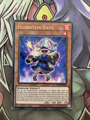 Yu-Gi-Oh! Fire Flint Lady - BLAR-EN034 - Ultra Rare 1st Edition Single Card From Battles Of Legend - View #6