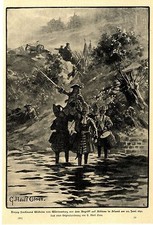 Duke Ferdinand Wilhelm of W&uuml;rttemberg on Athlone Ireland 1691 G.A. Closs from 1901