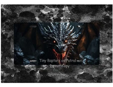 Dragon aluminum license plate, CHOICE, vanity plate, wildlife, FREE shipping