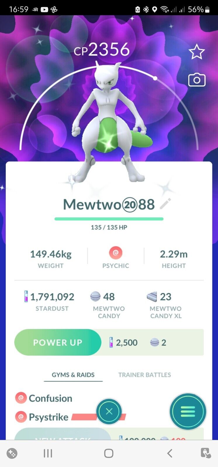 Shiny Mewtwo - Pokemon Go