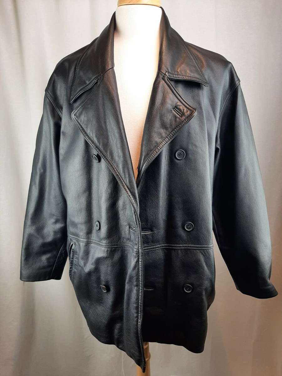 ジャケット・アウター BARNEYS NEWYORK COW LEATHER CAR COAT M BARNEYS NEWYORK COW LEATHER CAR COAT M