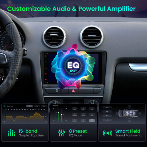 XTRONS 8" IPS Octa Core Android 14 Autoradio GPS Navi WiFi 64G 4G für AUDI A3 S3 - Bild 14 von 18