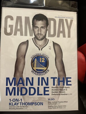 2013-14 Golden State Warriors Official Game Day Program - Curry 1st All Star Yr