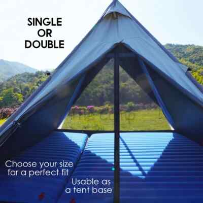 Inflatable Single Bed Space Saving Bed For Camping Outdoor Picnic Waterproof