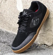 ES SWIFT 1.5 BLACK GUM SIZE 9 SKATE SKATEBOARDING SHOES
