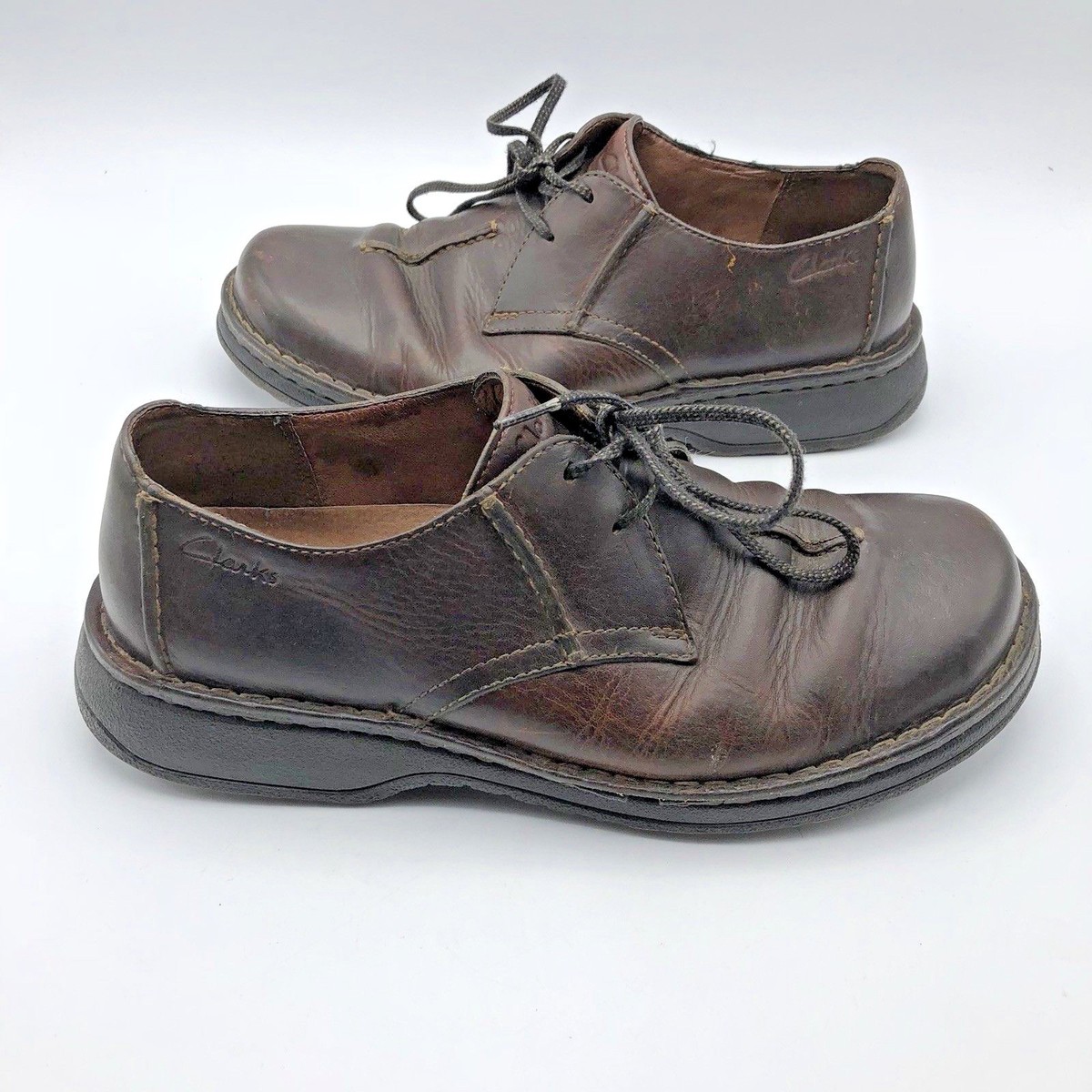 Clarks Active Air 37322 Men Brown Leather Lace Up Oxford  display picture 2