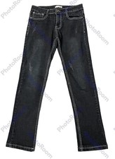  Buzz Cuts Jeans Boys Size 14 Straight Dark Wash Denim 