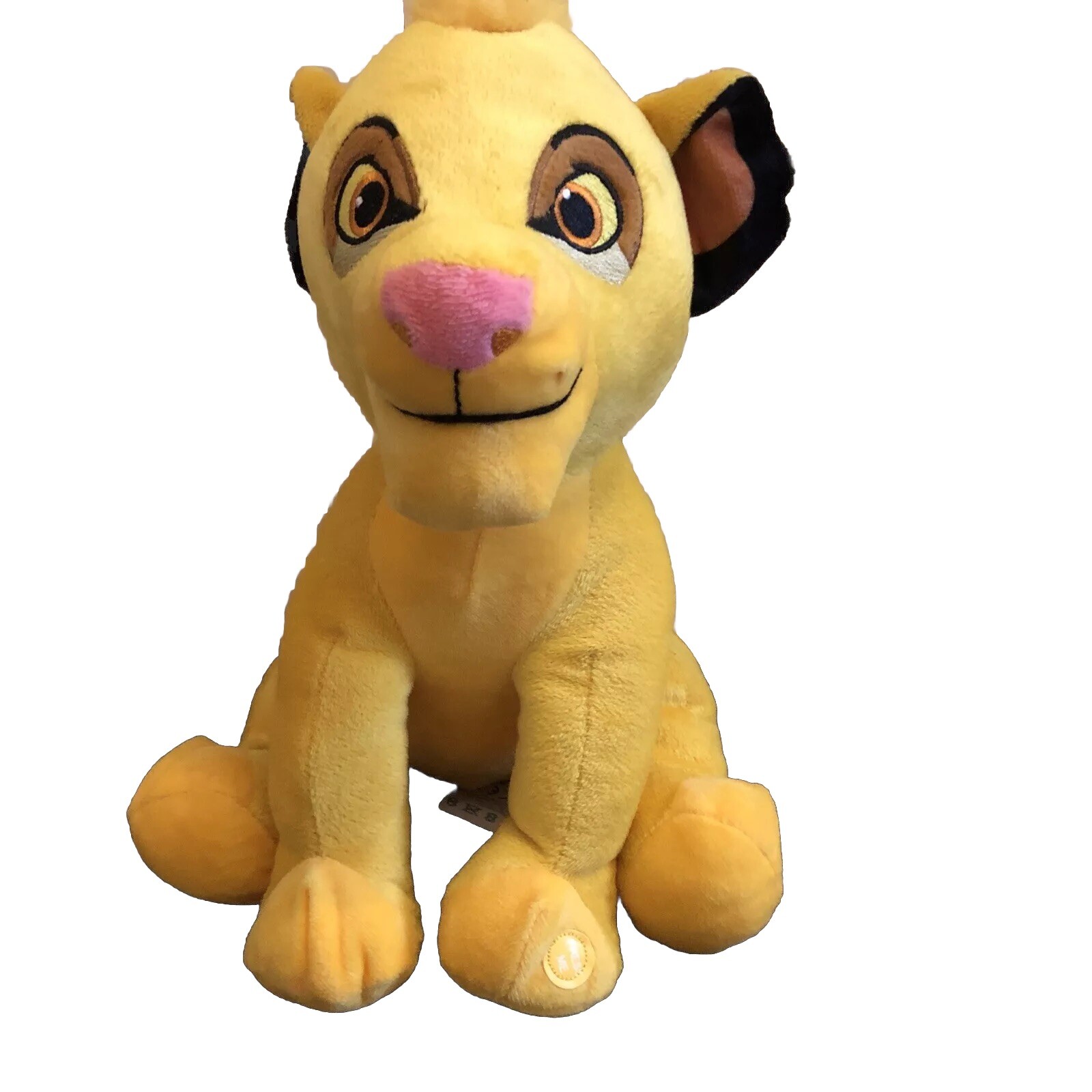 Disney Classics Simba Cub Plush 13” Lion King Talking Soft Toy VGC Collectible