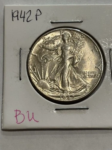 1942-P Walking Liberty Half Dollar -- BU Uncirculated