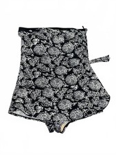 Vintage Ceeb Black and White Patterned One-Piece Swimsuit Size 16