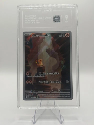 The Pokémon Company Charmander 168/165 Scarlet & Violet 151 Illustration Tag 9