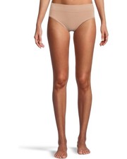 Wacoal Feeling Flexible Underwear Women's Large Beige Stretch Hi-Cut Brief DAB40