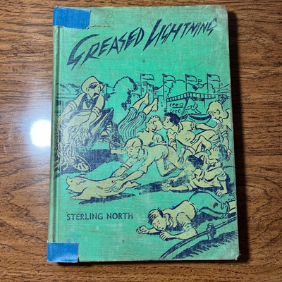 #ad GREASED LIGHTNING by Sterling North : illus Kurt Wiese vintage 1940 Book $100.00