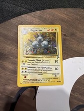 Magneton 9/130 Set Base 2 Carte Pokémon TCG Illimitate Holo Rare LP