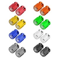 Eurowagens Aluminium Ventilkappen Reifenventile FüR MotorräDer E-Bikes