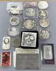 15 Troy Ounces .999 Silver Coins Bars rounds nice mix L24361