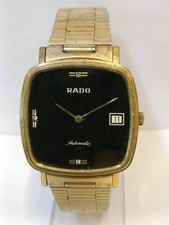 VINATGE RADO AUTOMATIC BLACK DIAL 634.7925.2 SWISS MEN'S WORKING CONDITION
