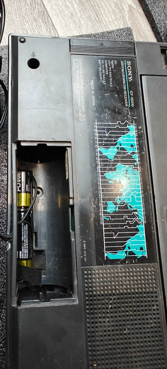 SONY ICF-2001D ラジオ AIR/FM/MW/SW SONY ICF-2001D Multi-Band Receiver FM AM SW AIR Synchronous