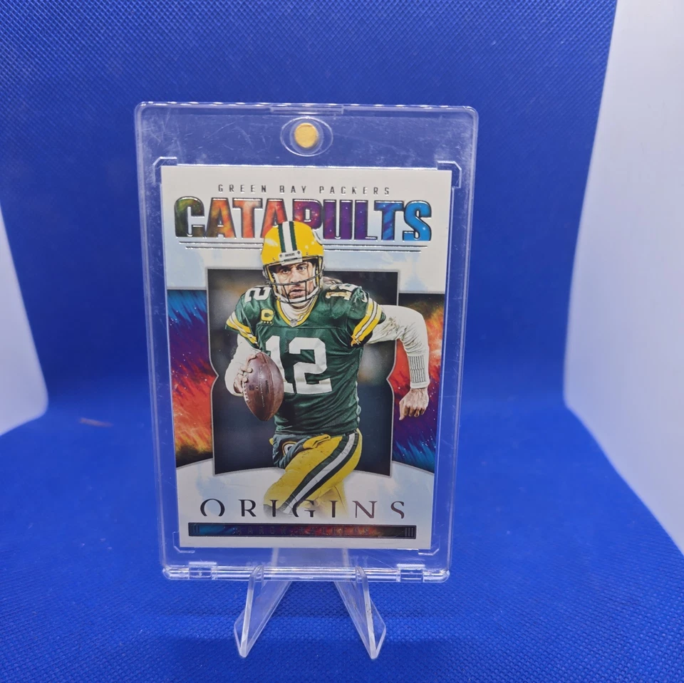 2022 Panini Origins AARON RODGERS Catapults Green Bay Packers - Image 2 of 4