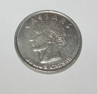 Caesar's Atlantic City, New Jersey $1 Dollar Poker Chip Vintage Gaming Token  — photo 1