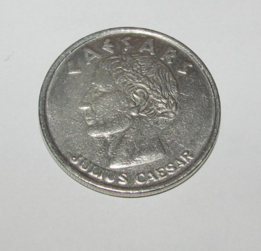 Caesar's Atlantic City, New Jersey $1 Dollar Poker Chip Vintage Gaming Token 