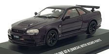 Solido 1/43 Scale S4318201 - 1998 Nissan Skyline GT-R (BNR34) w Nismo Parts