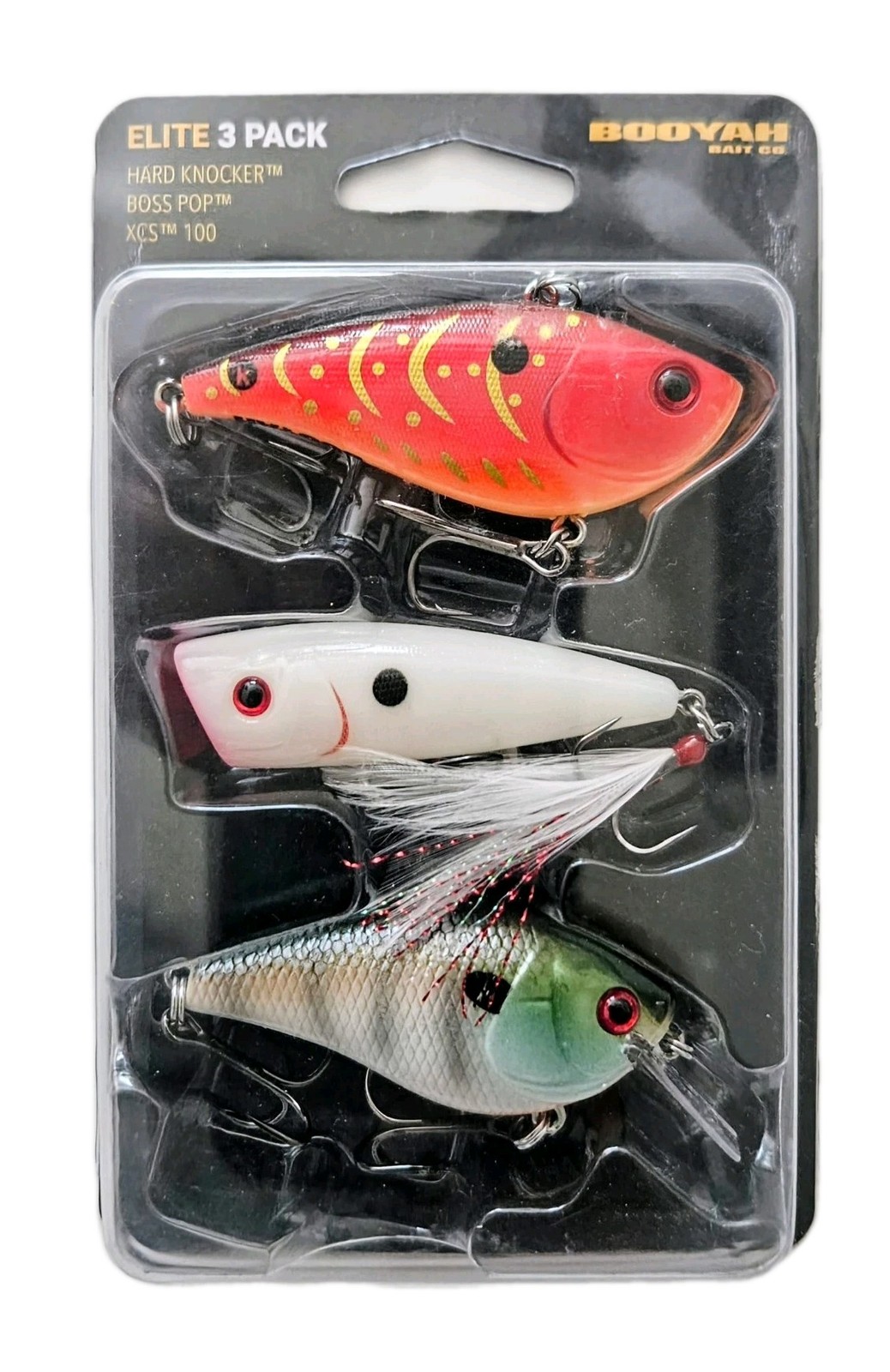 (Set of 2) Booyah Elite 3 Pack Hardbait Fishing Lure Kits 6 Lures In Set New - Image 6