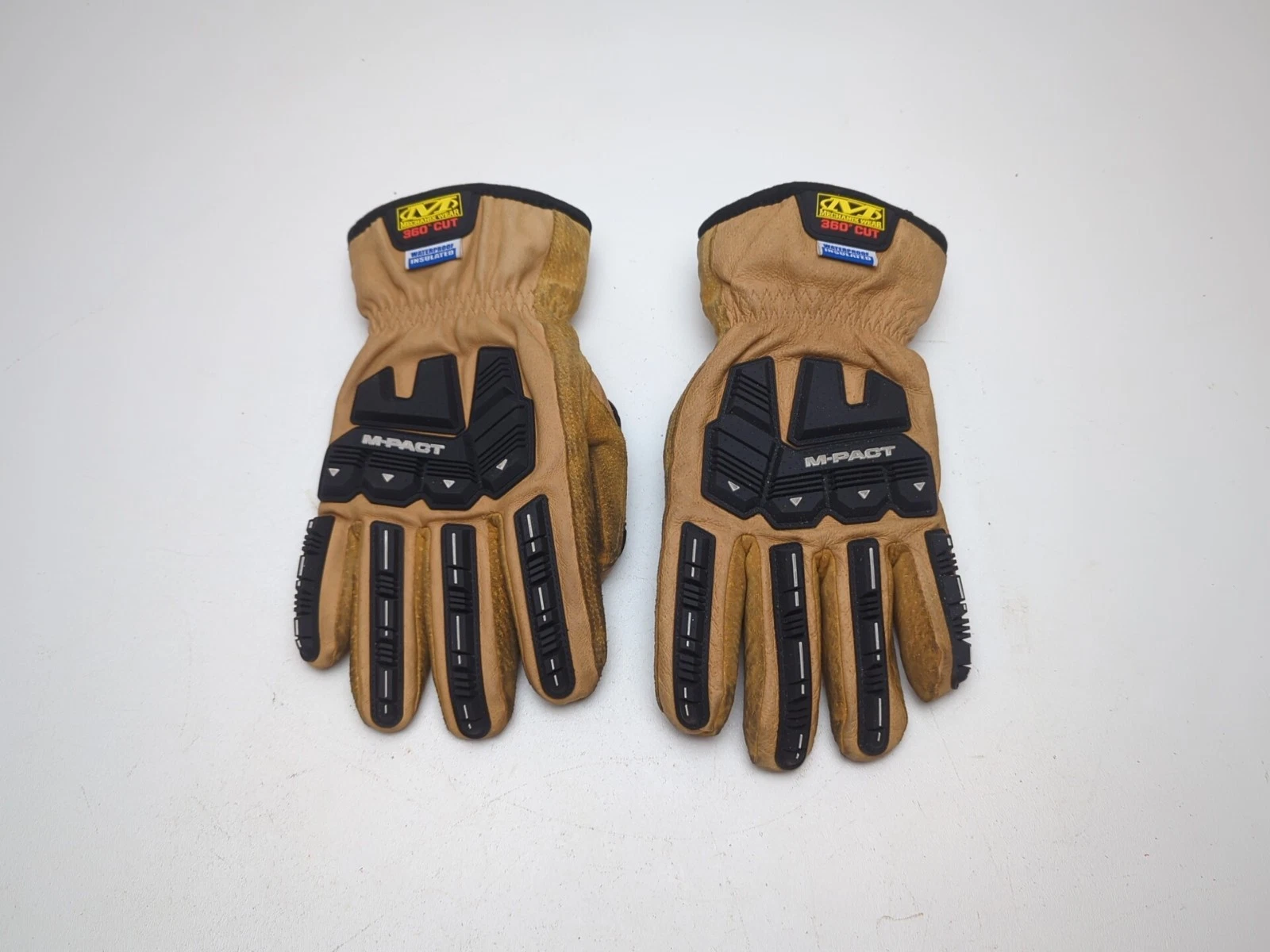 MECHANIX WEAR Winter Work Gloves SZ LARGE Waterproof Insulated Leather