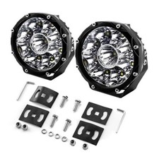 5 Inch LED Light Pods Round Offroad Ditch Lights 6500LM Central Ultra Large