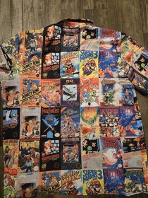 Nes game Hawaiian Shirt super mario bros 1 2 3 tmnt zelda dragon warrior link 4 