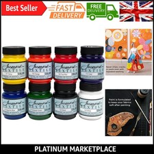 Best Textile Fabric Paint Set – 8 Color Assorted Pack for Indoor Use, Water-R...